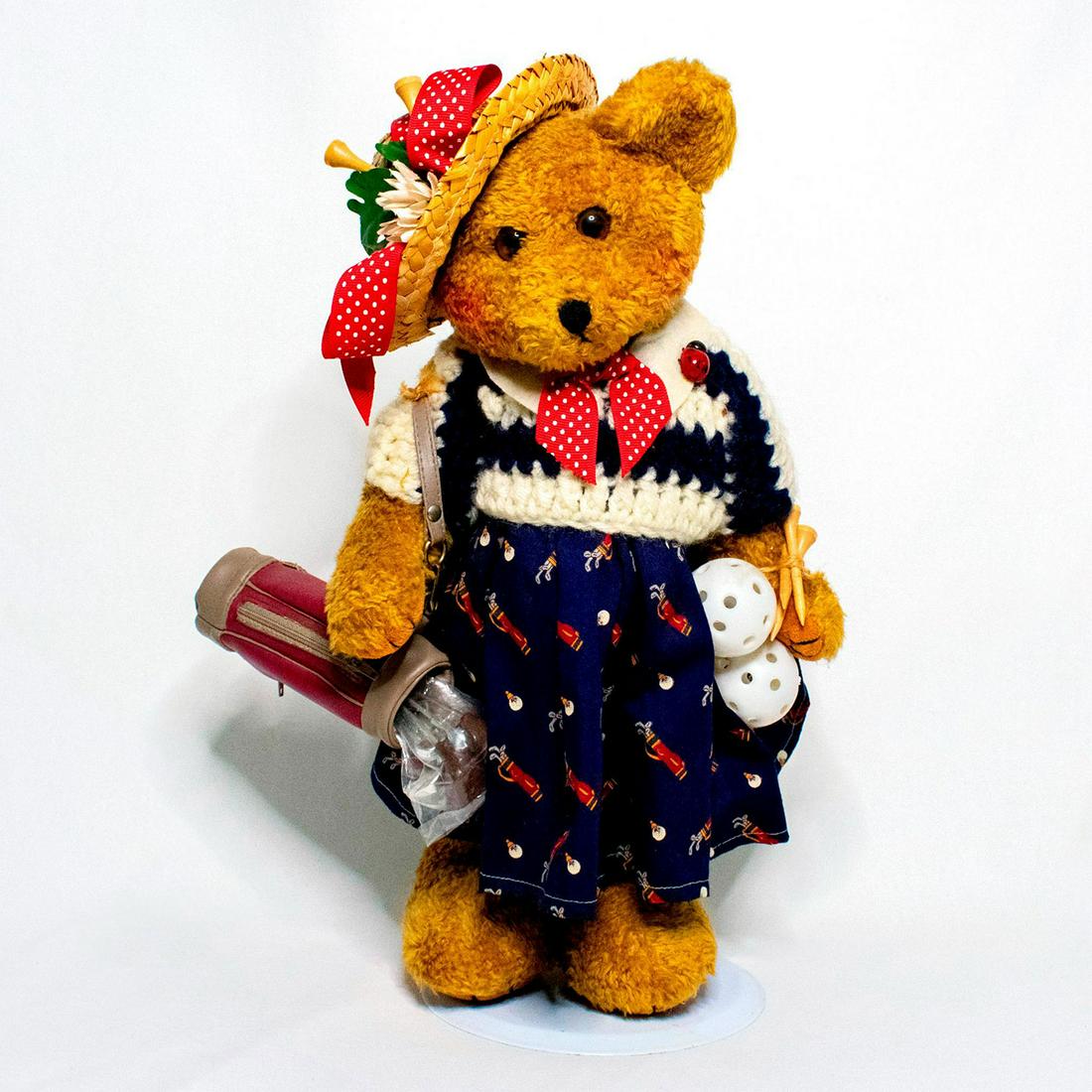 The Bearington Collection Teddy Bear, Golf Dress (1 of 10)