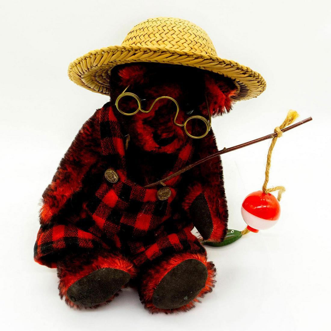 Vintage Collectable Teddy Bear, Fisherman (1 of 2)