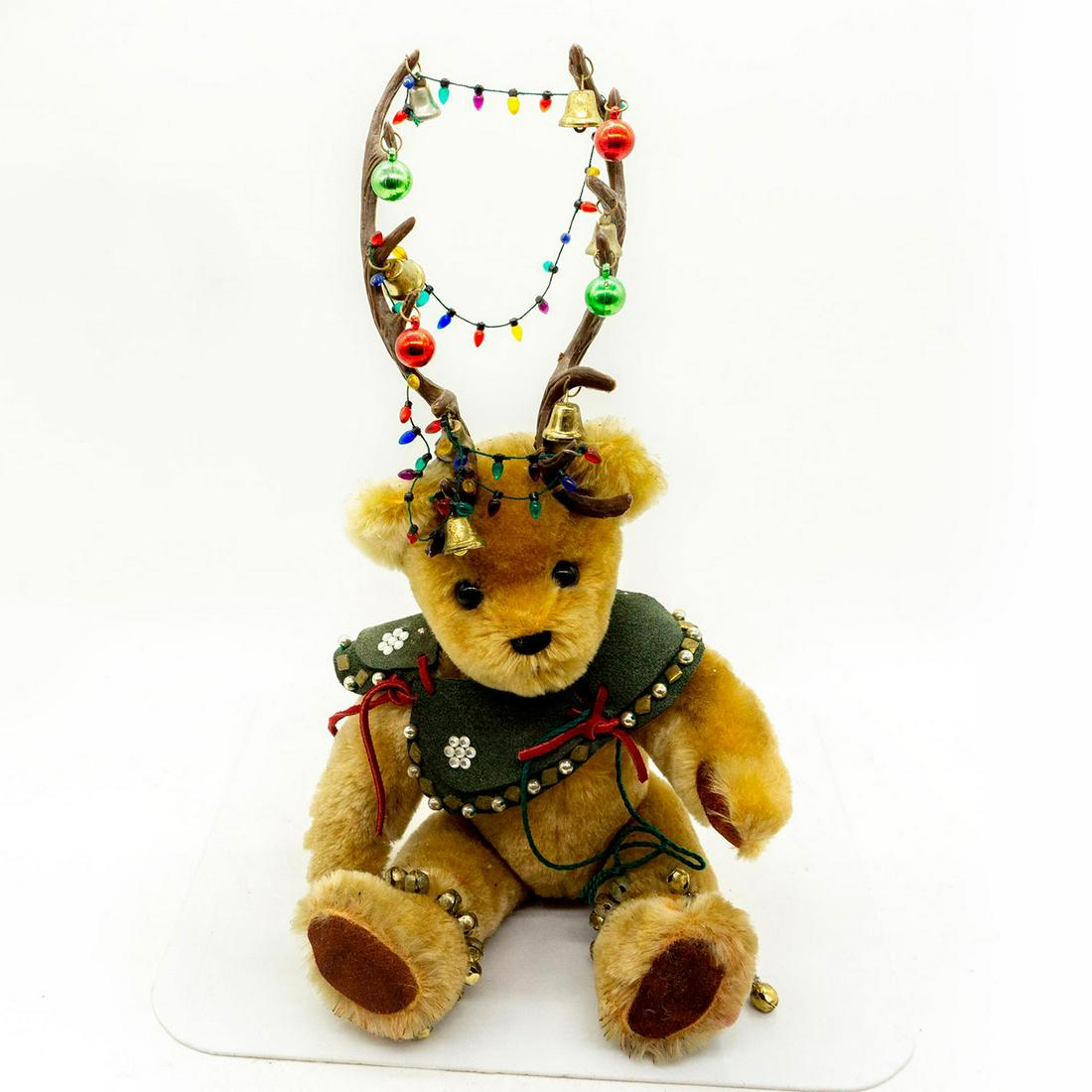 Vintage Collectable Teddy Bear, Reindeer (1 of 2)