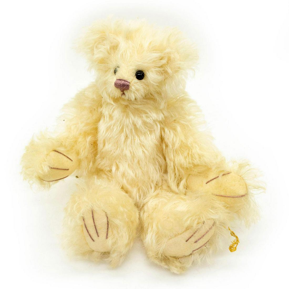 Vintage Collectable White Teddy Bear (1 of 2)