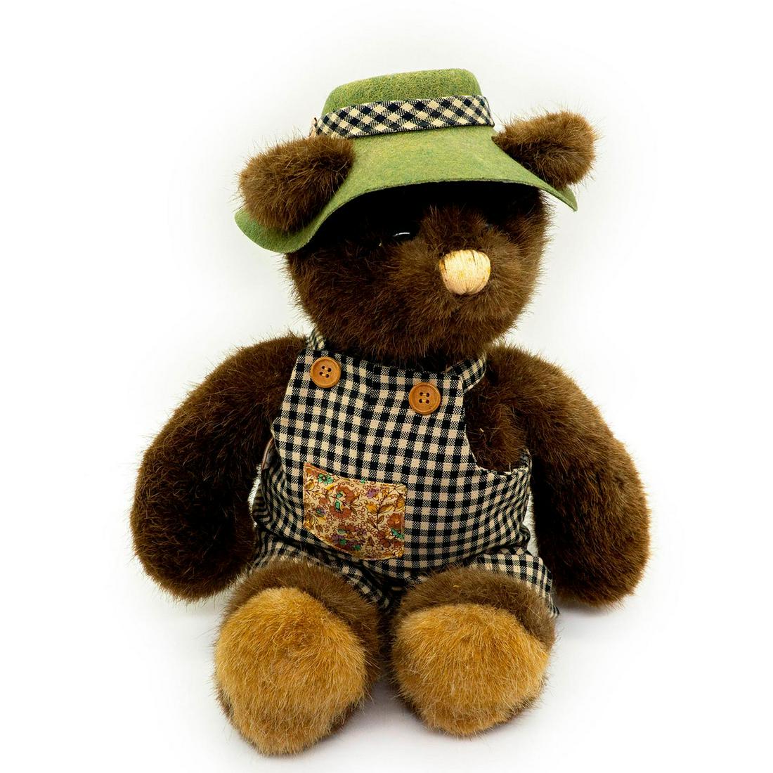 Bear Tales by Gund, Brown Overalls Teddy Bear (1 of 2)