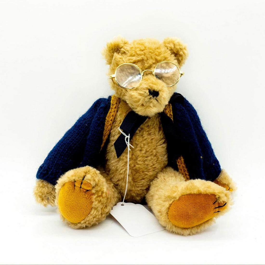 Boyds Bears Teddy Bear, Sweater and Glasses (1 of 2)