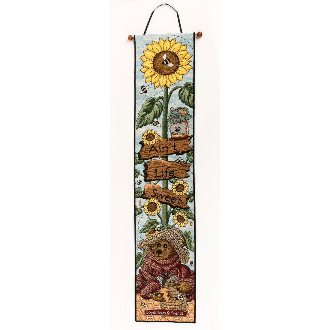 Boyds Bears Hanging Wall Tapestry, Aint Life Sweet (1 of 8)