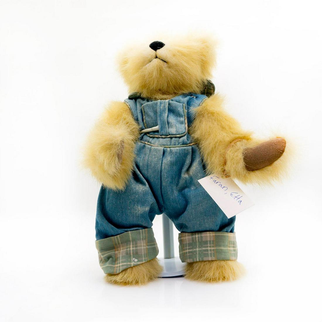 Etta Foran, Golden Teddy Bear with Denim Overalls (1 of 2)