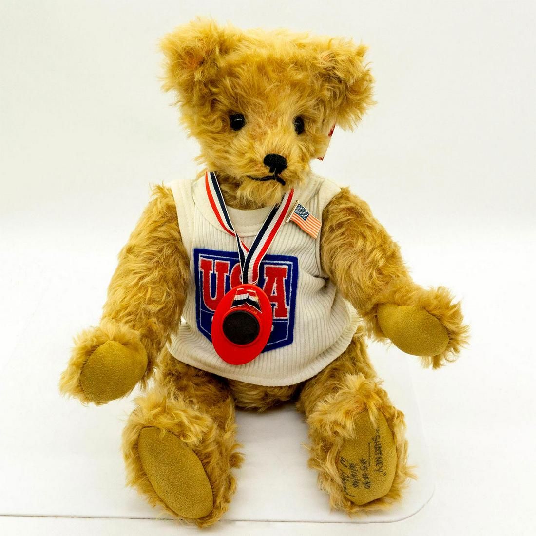 Handmade by Winjer, USA Olympics Shatney Teddy Bear (1 of 2)