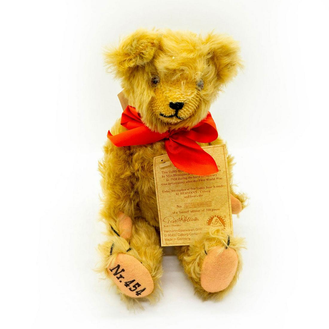 Hermann, Inflation Bear Replica 1924 Teddy Bear (1 of 3)