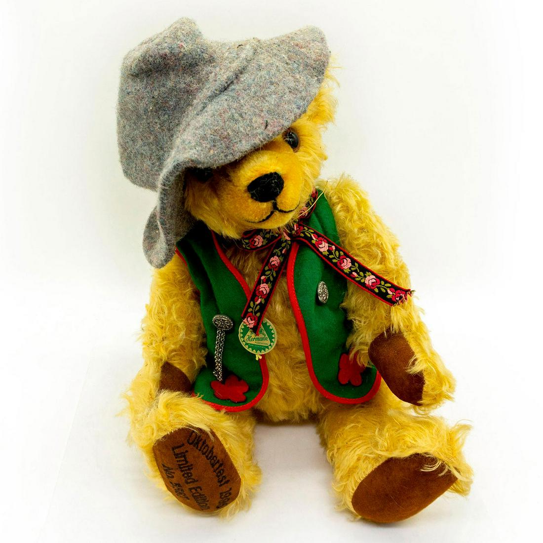 Hermann, Oktoberfest 1995 Bavarian Teddy Bear (1 of 3)