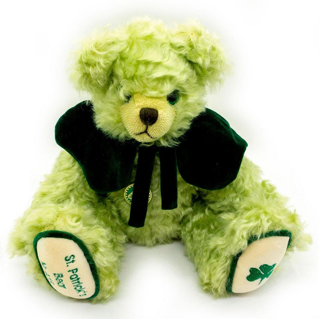 Hermann, St Patrick's Bear Green Teddy Bear (1 of 3)