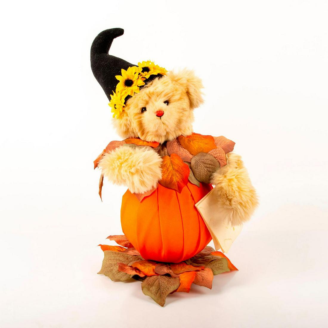 Silver Woods Bears, Peter Halloween Pumpkin Teddy Bear (1 of 5)