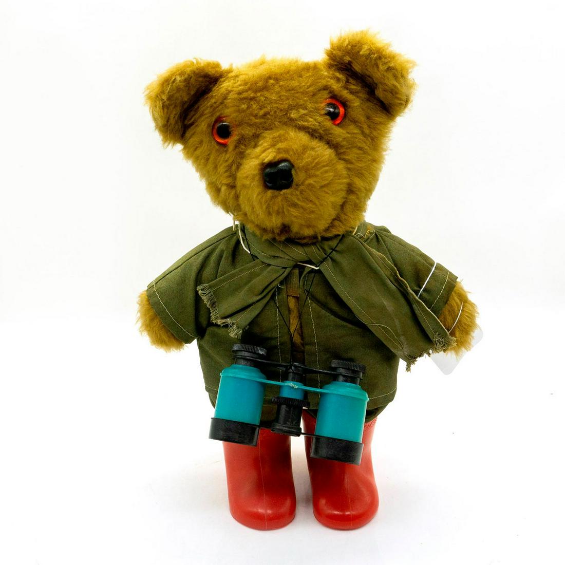 The Big Game Hunter, Wilbur Red Rain Boots Teddy Bear (1 of 3)