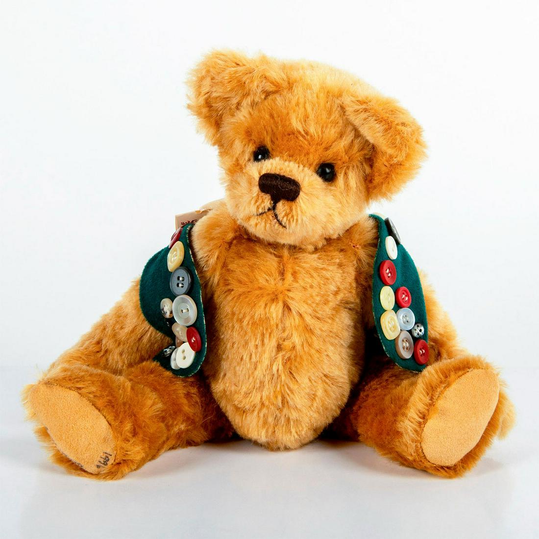 Vintage Donna Hodges Teddy Bear, Buttons (1 of 3)