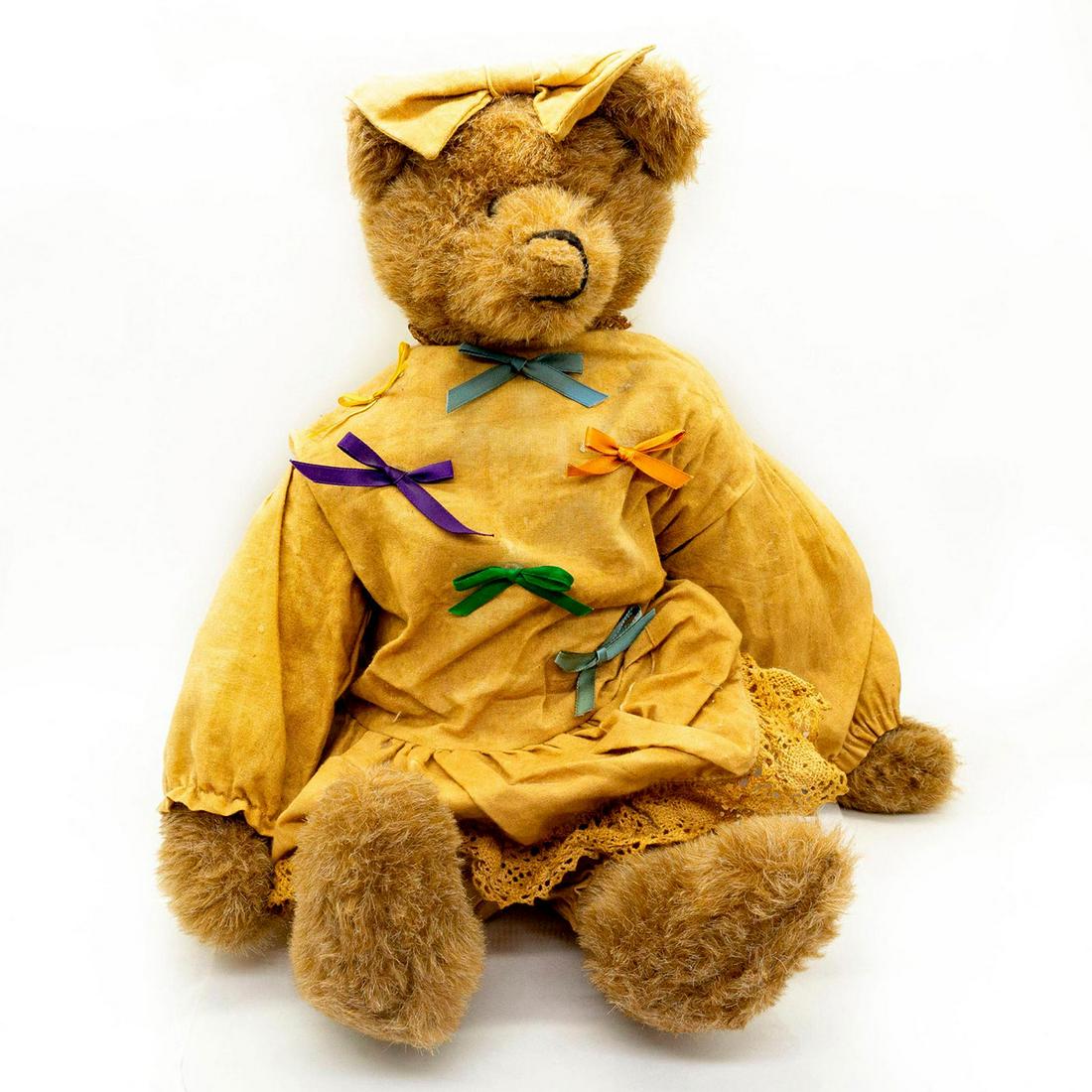 Vintage Teddy Bear, Native Dress (1 of 2)