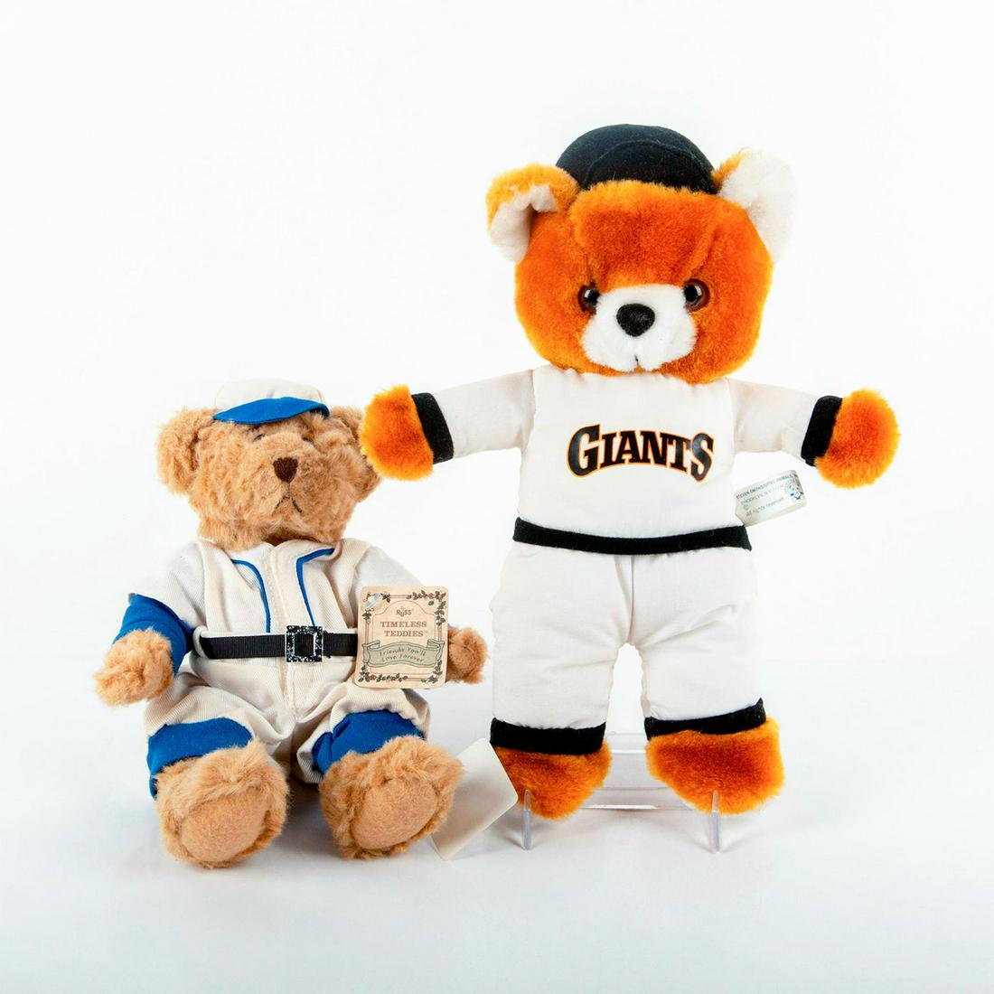 2pc San Francisco Giants and Russ Baseball Teddy Bears (1 of 4)