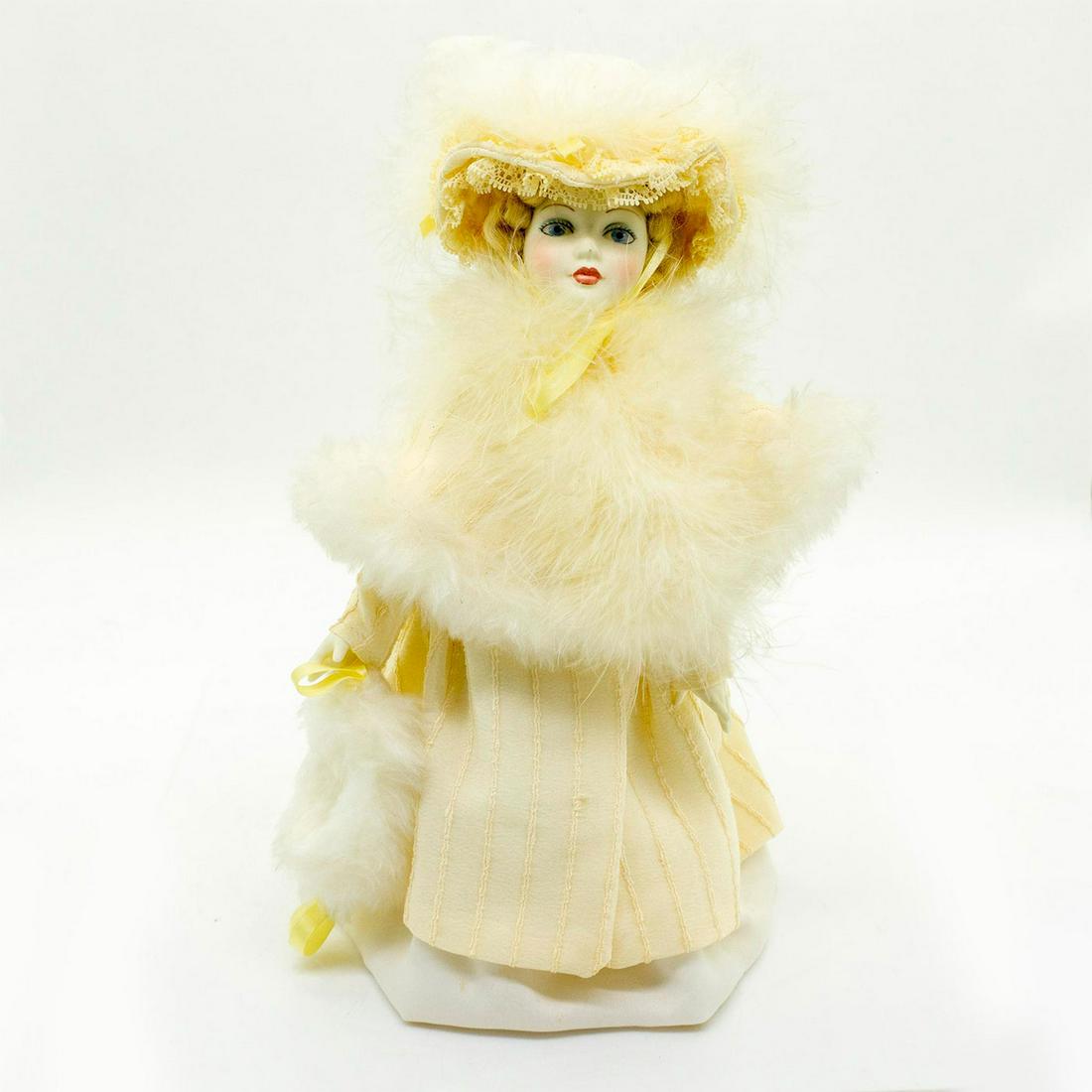 Royal Doulton Nisbet, Swansdown Doll: Limited edition 446 of 5,000. This collector's doll, from the Royal Doulton Kate Greenaway Collection. Comes with original box and manufacture tag. #royaldoulton #porcelaindoll #bisquedoll Artist: Kat