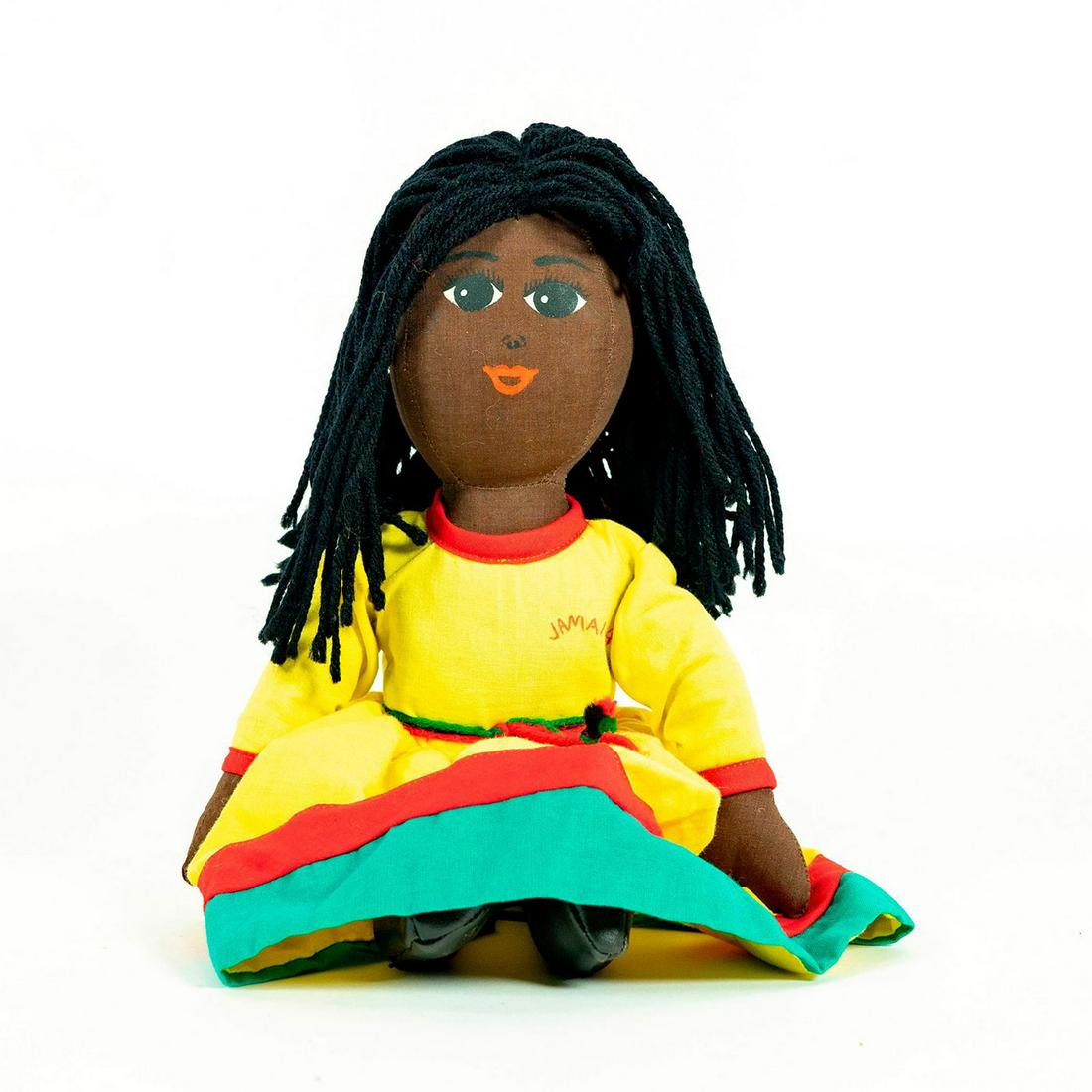 Vintage Handmade Doll Jamaican Woman (1 of 2)
