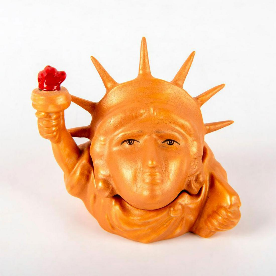 Kevin Francis Face Pots, Miss Liberty Gold