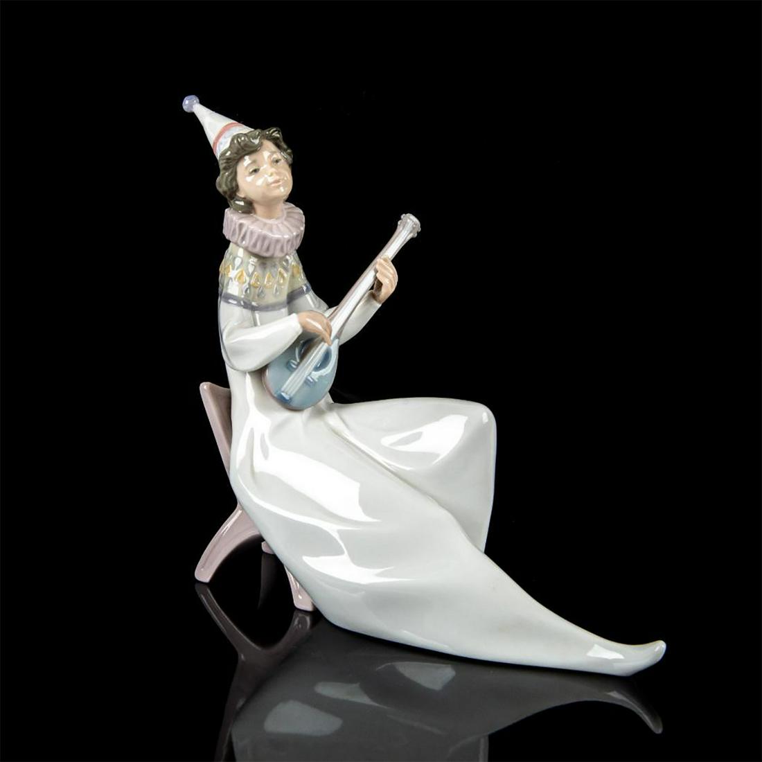 Young Jester with Mandolin 1006237 - Lladro Porcelain (1 of 8)