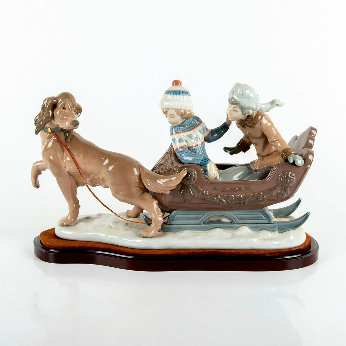Sleigh Ride 1005037 - Lladro Porcelain Figurine with (1 of 5)