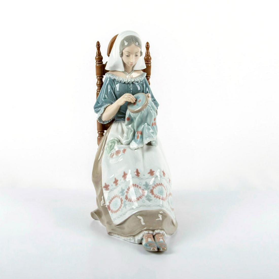 Embroiderer 1004865 - Lladro Porcelain Figurine (1 of 6)