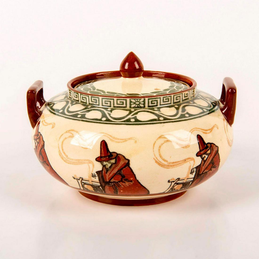 Royal Doulton Series Ware Covered Sugar Bowl, Witches (1 of 3)