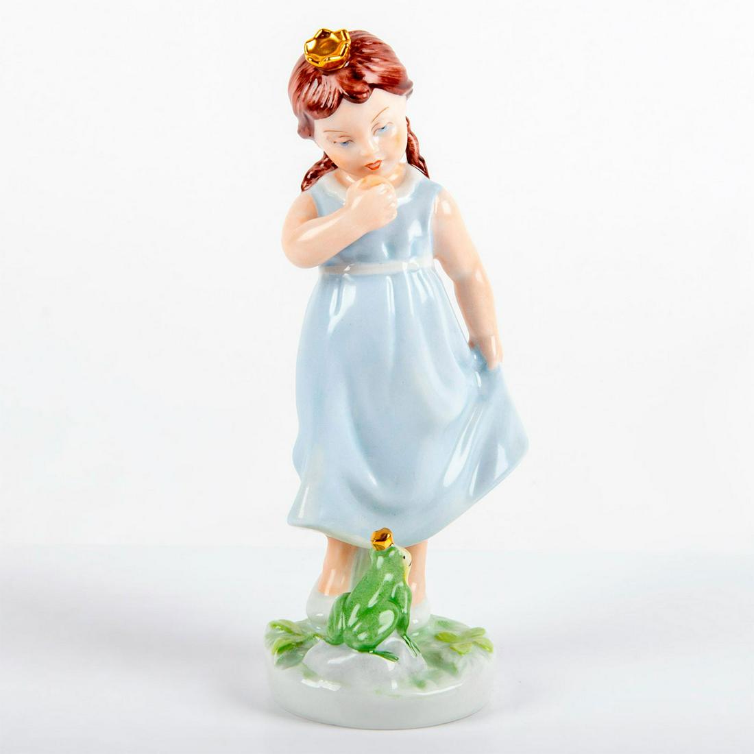 Royal Dux Porcelain Figurine, Princess And Frog (1 of 3)