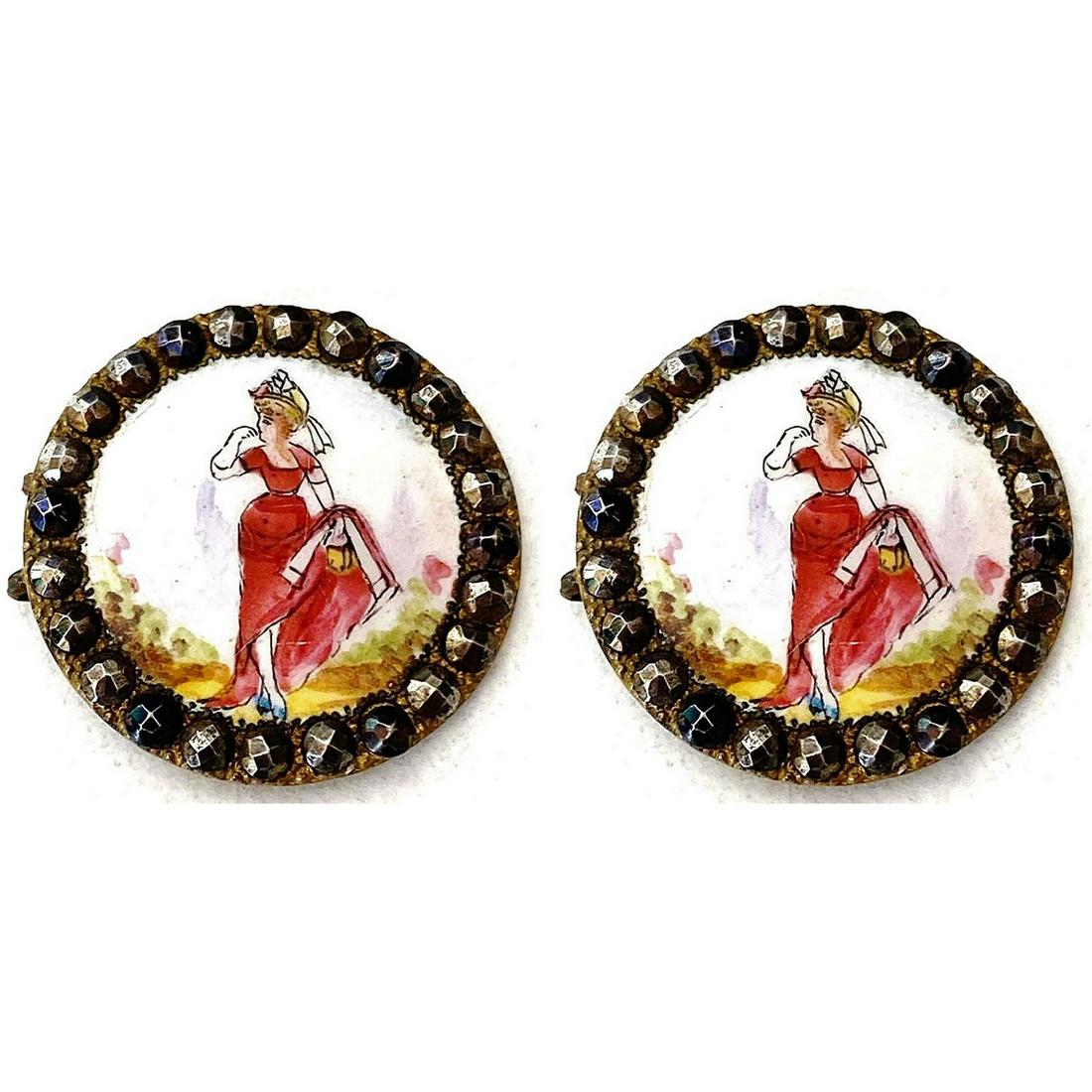 A DIVISION ONE PICTORIAL ENAMEL BUCKLE (1 of 4)