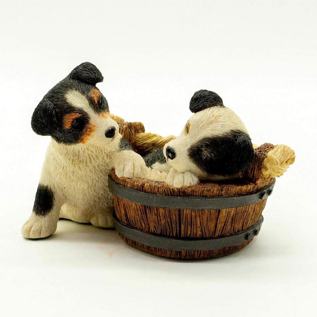 Sherratt And Simpson Figurine, Puppy Pair 55083 (1 of 8)