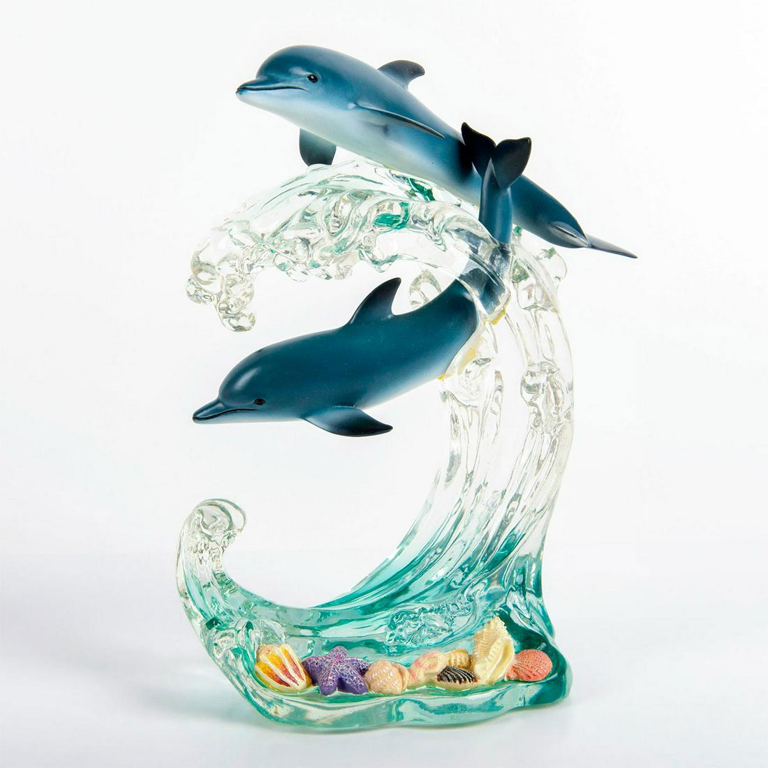Lenox Dolphin Figurine Grouping, Wave Divers (1 of 4)