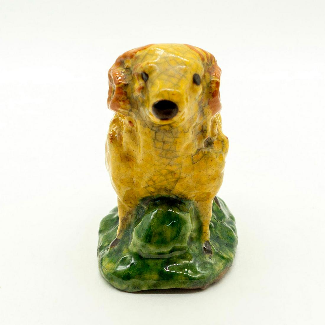 Shooner American Redware Figurine, Ram (1 of 7)