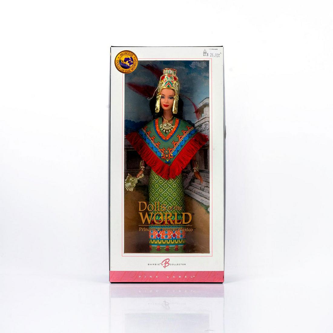Mattel Barbie Dolls Of The World, Princess Of Ancient: Barbie in beautiful green, red, blue attire with gold accents. With original, sealed box. Issued: 2004 Manufacturer: Mattel Country of Origin: Indonesia