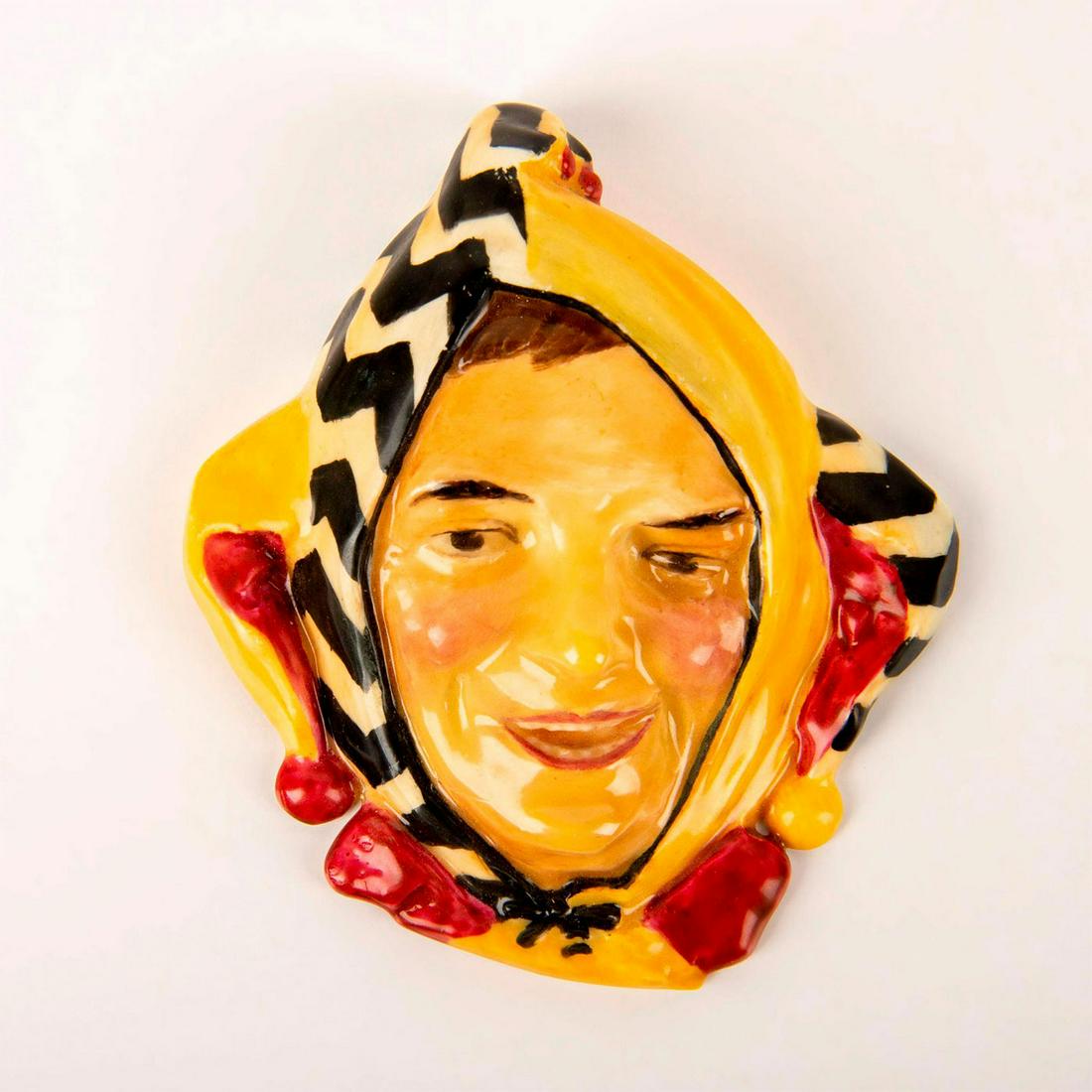 Rare Royal Doulton Small Wall Mask, Jester HN1673 (1 of 2)