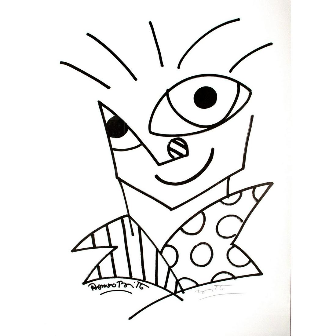 Romero Britto (Brazilian b. 1963) Abstract Print, L.A. (1 of 4)