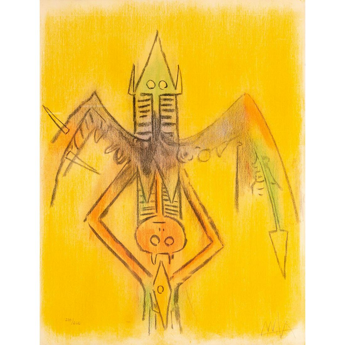 Wifredo Lam (Cuban 1902-1982) Lithograph, Innocence (1 of 6)