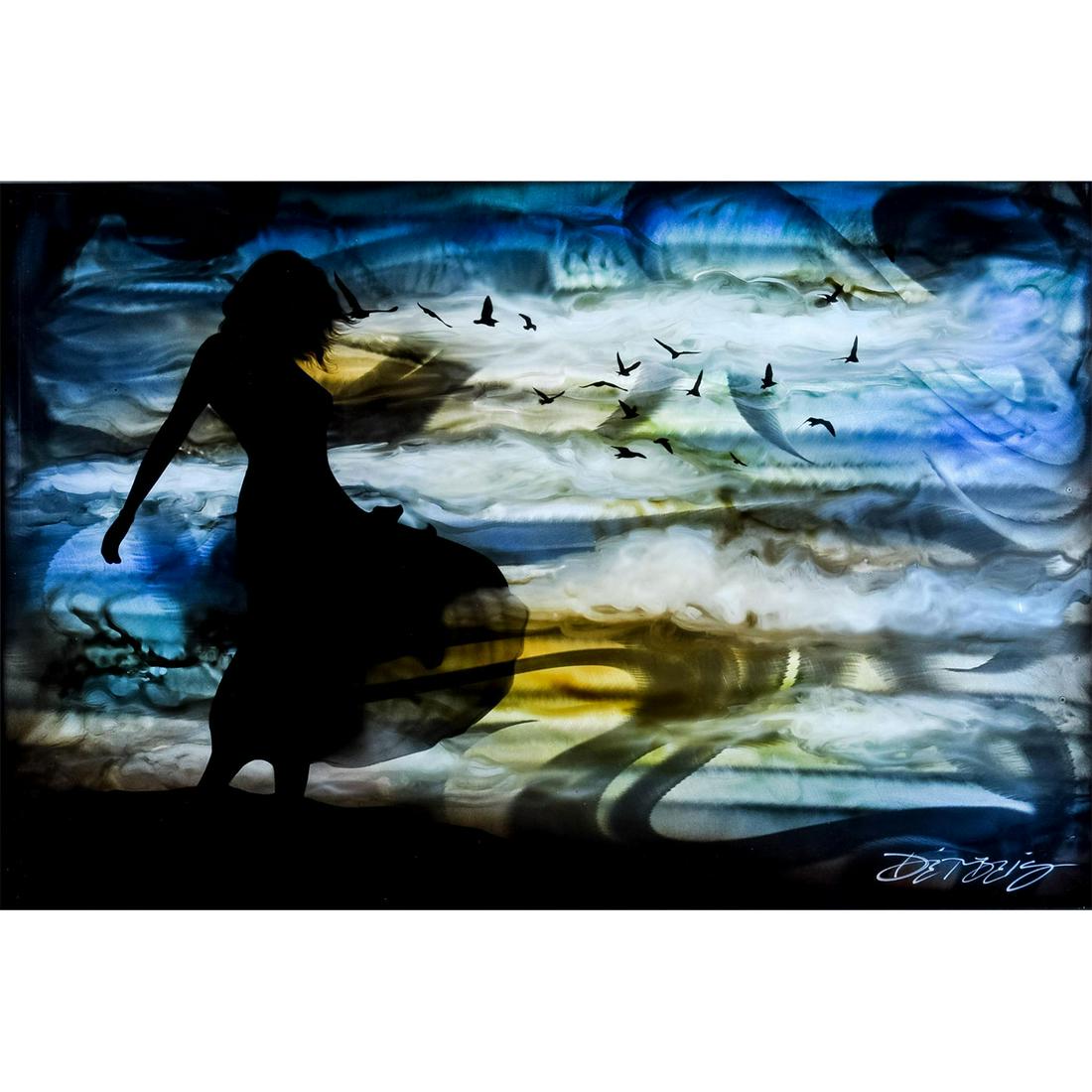 Chris Derubeis Mixed Media on Aluminum, Cool Breeze (1 of 5)