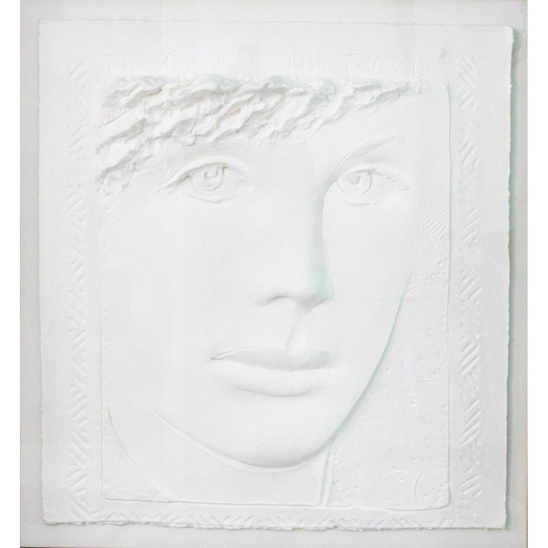 Frank Gallo (American b. 1933) Cast Paper Sculpture, (1 of 3)