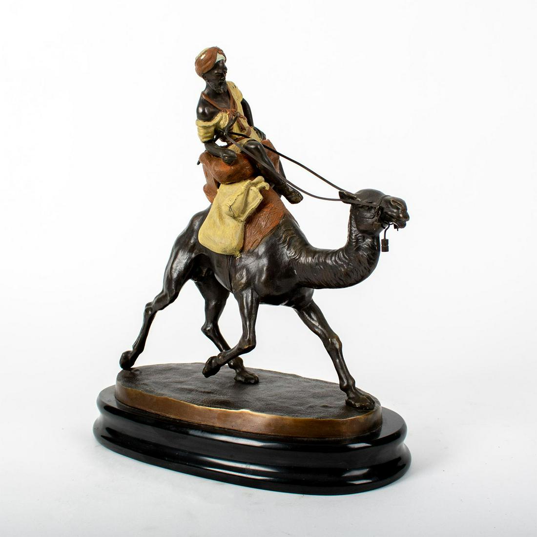 Bronze Sculpture, Middle Eastern Nomad Desert Bedouin (1 of 4)