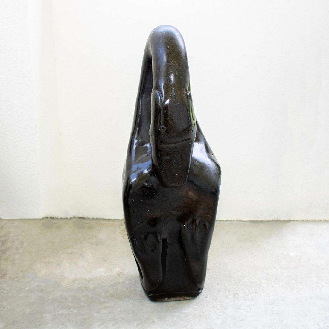 Shona Serpentine Stone Abstract Bird Sculpture (1 of 3)