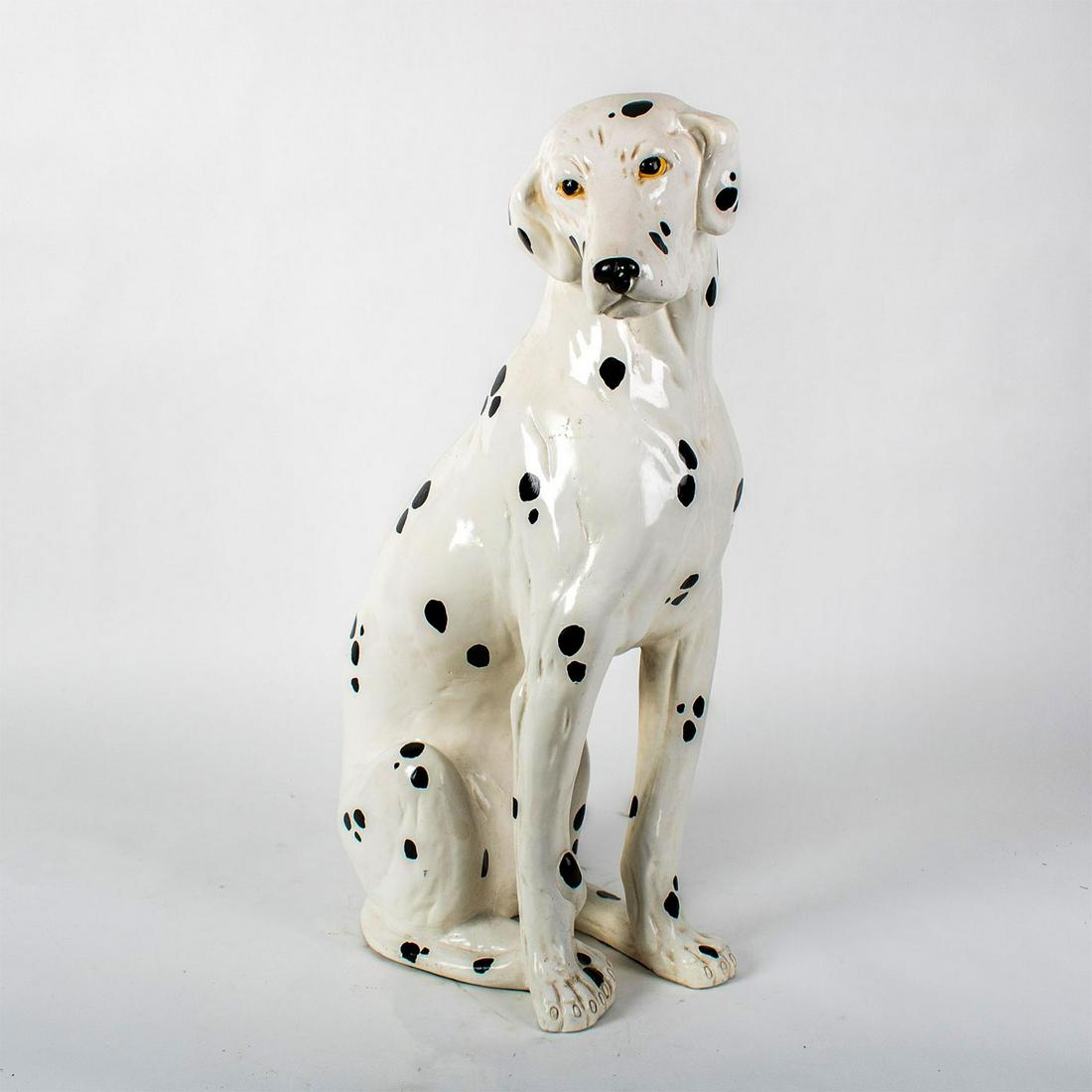 Florentine Porcelain Statue, Large Dalmatian (1 of 3)
