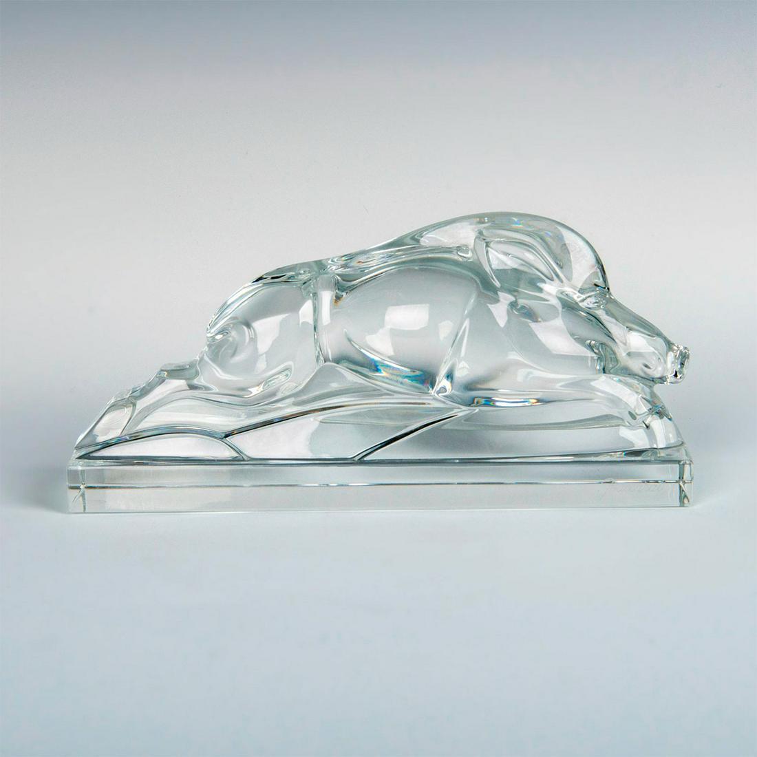Baccarat Crystal Figural Paperweight, Boar (1 of 9)