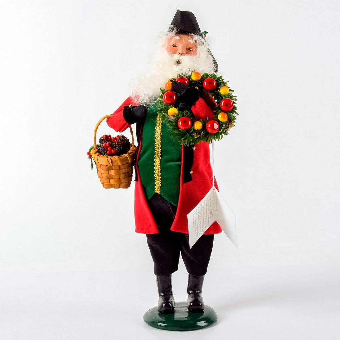 Byers Choice Figurine, Williamsburg Holiday Man (1 of 3)