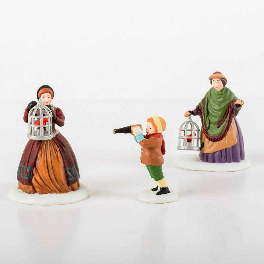 Set Of 3 Department 56 Figurines, The Bird Seller 58033 (1 of 3)