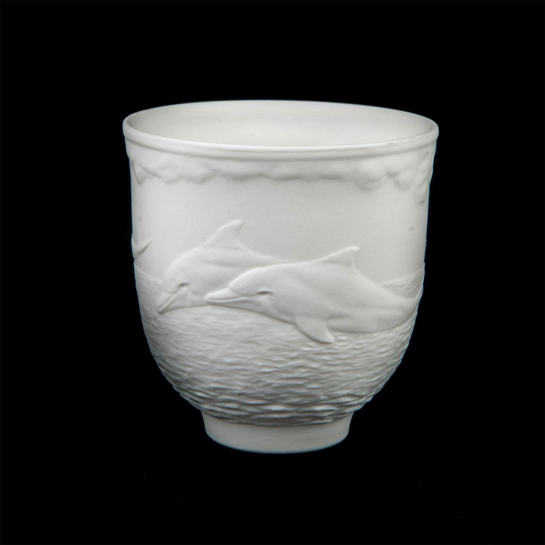 Dolphins At Play 1017658 - Lladro Porcelain Votive Cup (1 of 3)