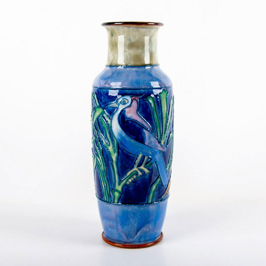 Doulton Lambeth Harry Simeon Vase, Birds (1 of 5)