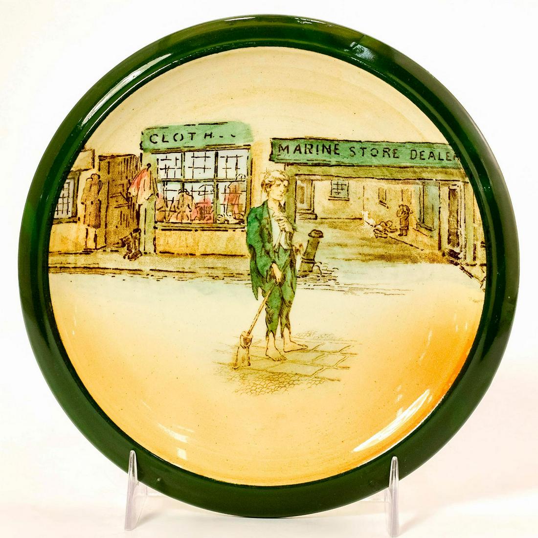 Royal Doulton Dickens Series Ware, Poor Jo D2973 Trivet (1 of 2)