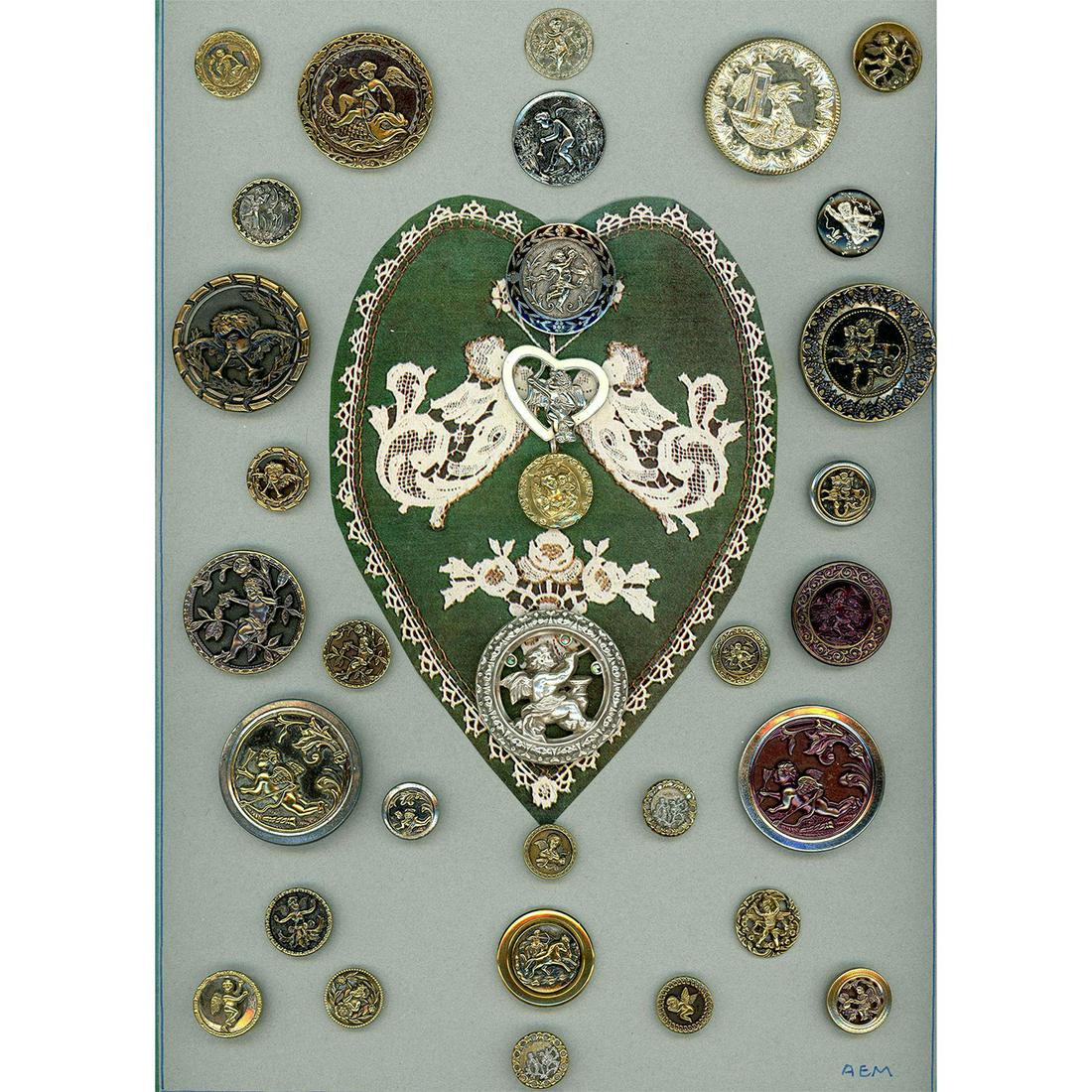 A Card of Assorted Metal Cjherubs and Cupids (1 of 4)