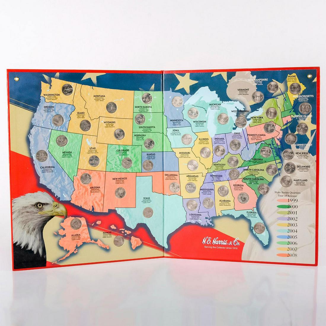 H. E. Harris and Co. Fifty State Quarters Collector's (1 of 2)