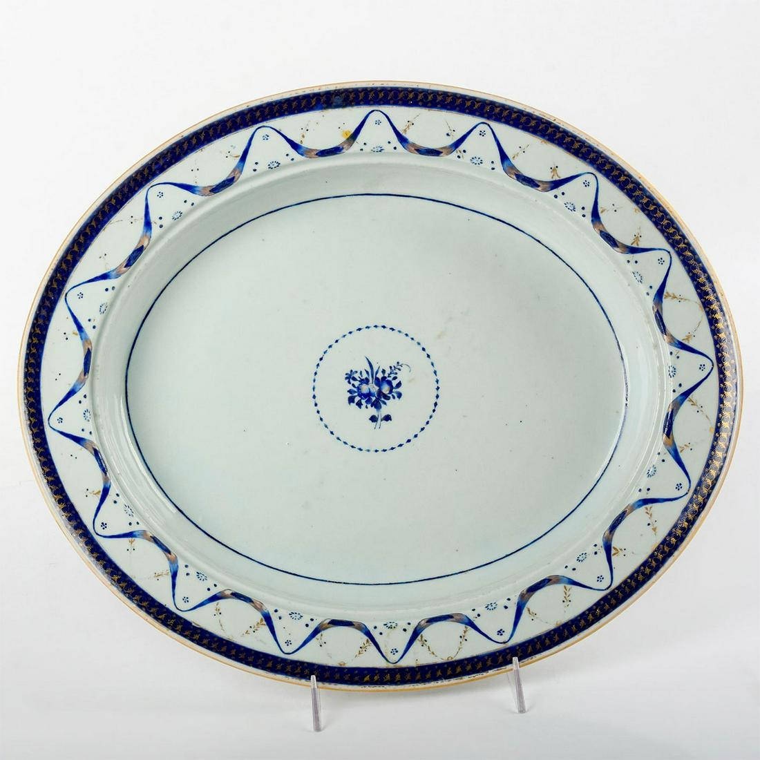 Vintage Large Oval Ceramic Platter (1 of 4)