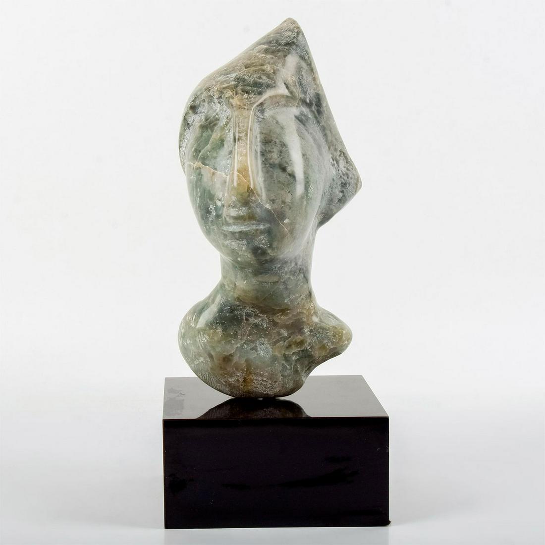 Vintage Woman Bust Marble Sculpture (1 of 5)