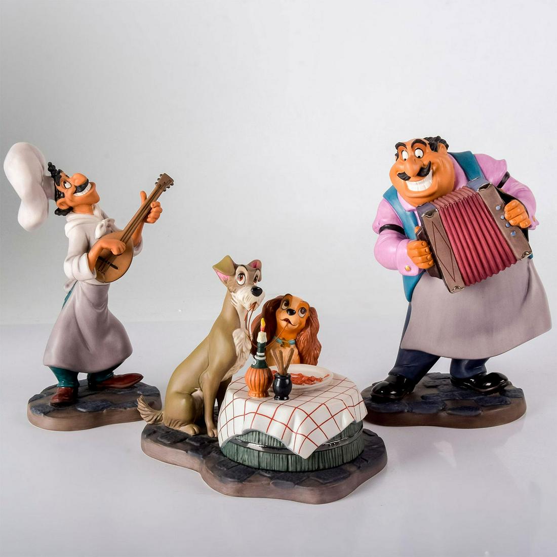Disney Figurine Set, Lady And The Tramp 11k412840 Disney Figurine Set, Lady And The Tramp 11k412840