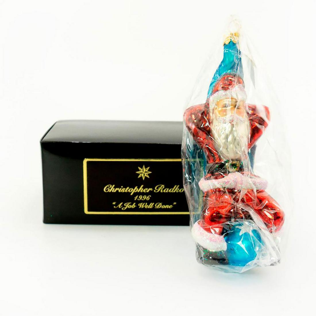 Christopher Radko Ornament, A Job Well Done 1996 (1 of 2)